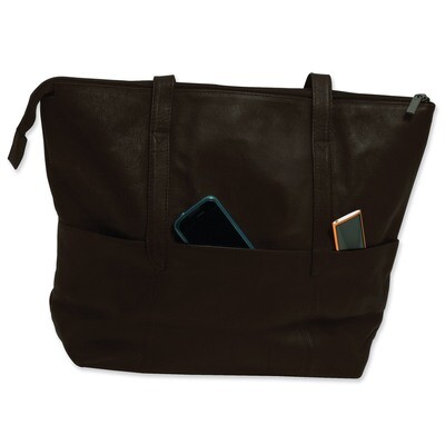 Brown Leather Large Tote GP6670, MPN: GP6670, 886774194196