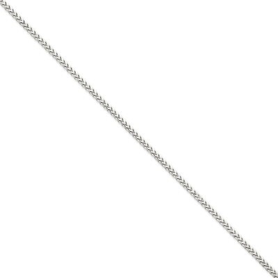 2.5mm Franco Chain 20 Inch 14k White Gold WFRA080-20, MPN: WFRA080-20, 886774434681