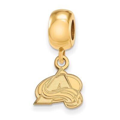 Colorado Avalanche Bead Charm x-Small Dangle Gold-plated Silver GP018AVA, MPN: GP018AVA, 8867749221…
