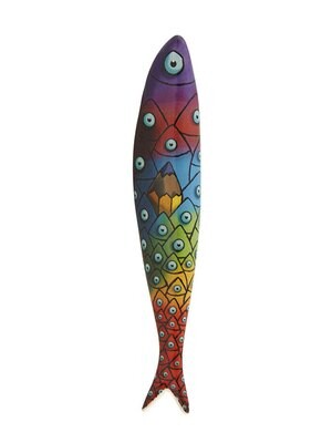 Bordallo Pinheiro Pinheiro Sardine Fish&#39;s Art Decorated 65021562, MPN: 65021562, 5600413605301