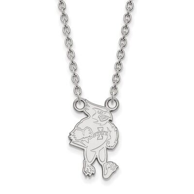 Iowa State University Large Pendant with Necklace Sterling Silver SS024IAS-18, MPN: SS024IAS-18, 88…