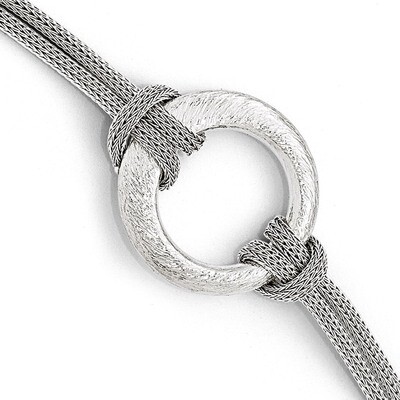 Leslie&#39;s Textured Bracelet 7.5 Inch - Sterling Silver HB-QLF476-7.5, MPN: QLF476-7.5, 886774962580