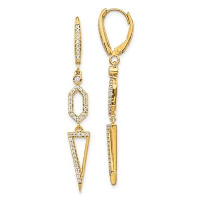 Earrings 14k Gold Diamond EM4187-045-YA, MPN: EM4187-045-YA, 883957205823