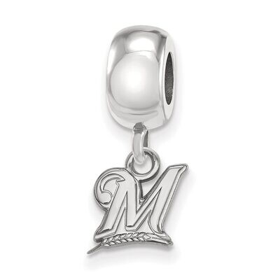 Milwaukee Brewers Bead Charm Extra Small Dangle Sterling Silver SS010BRE, MPN: SS010BRE, 8867746259…
