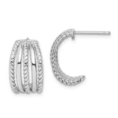 Earrings Sterling Silver Rhodium Plated QE14140, MPN: QE14140, 886774106502