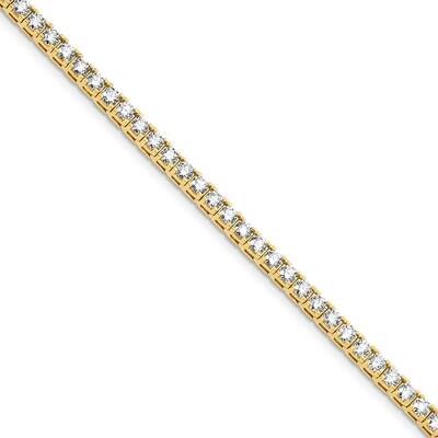 7.00ctw. Near Colorless Moissanite 4 Prong Tennis Bracelet 14k Gold X2044MT, MPN: X2044MT, 19110189…