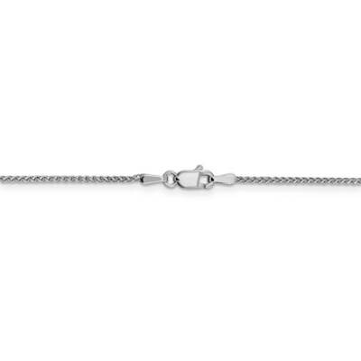 22 Inch 1.2mm Solid Diamond-cut Spiga Chain 14k White Gold PEN127-22, MPN: PEN127-22, 886774591124