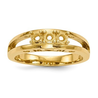 Mothers &amp; Family 14k Yellow Gold Ring Mounting XMR71/3-7, MPN: XMR71-3, 191101540059