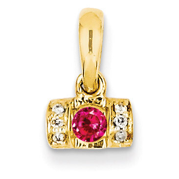 1 Birthstone Family Jewelry Diamond Semi-Set Pendant 14k Yellow Gold XMP44/1, MPN: XMP44/1, 8839573…