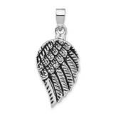 Enameled Angel Wing Ash HolderPendant Sterling Silver Rhodium-plated QP5322, MPN: QP5322, 886774116…