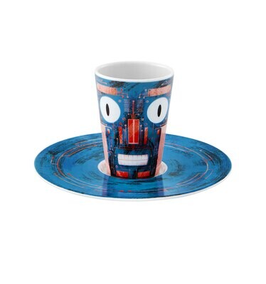 Vista Alegre Escape Goat Espresso Cup And Saucer Xxxiv 21137629, MPN: 21137629, 5605414073302