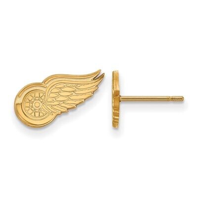 Detroit Red Wings x-Small Post Earring 10k Yellow Gold 1Y008RWI, MPN: 1Y008RWI, 886774805726