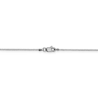 22 Inch .95mm Box Chain 14k White Gold WLB095-22, MPN: WLB095-22, 886774590875