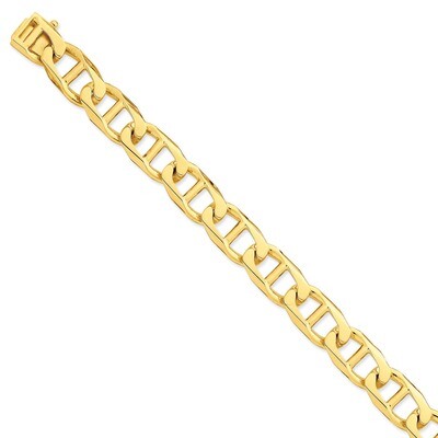 13mm Hand-Polished Anchor Link Chain 24 Inch 14k Gold LK103-24, MPN: LK103-24, 191101648533