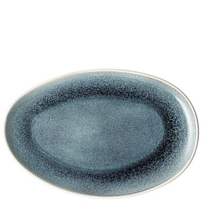 Rosenthal Junto Aquamarine Stoneware Platter Flat Oval 13 x 12 5/8 Inch, MPN: 21540-405253-62733, 7…