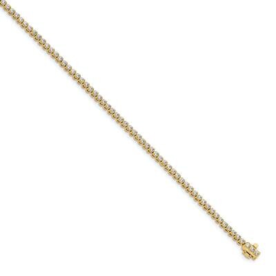 1.9mm Round 2-Prong Diamond 2.0Ct 7 Inch Bracelet 14k Gold X10019A, MPN: X10019AA, 883957045924