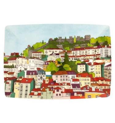Vista Alegre Alma De Lisboa Rectangular Plate, MPN: 21111809,