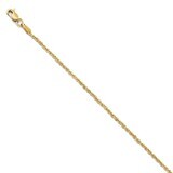 Leslie&#39;s 1.75mm Diamond Cut Rope Chain 7 Inch - 10k Gold HB-8000-7, MPN: 8000-7, 886774546247