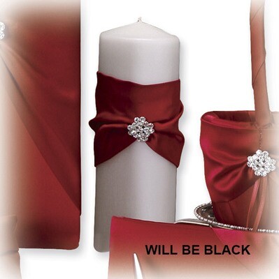 Black Garbo Pillar Candle GM4056