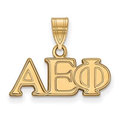 Alpha Epsilon Phi Medium Pendant Gold-plated Silver GP003AEP, MPN: GP003AEP, 191101097928