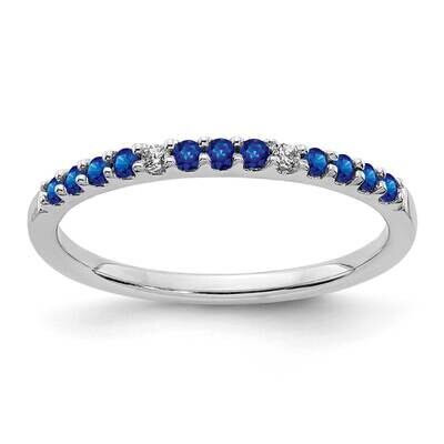 Diamond &amp; Sapphire Ring 14k White Gold RM5738-SA-003-WA, MPN: RM5738-SA-003-WA, 883957719719