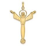 Solid Risen Christ Pendant 14k Gold Polished XR1903, MPN: XR1903, 196904094648