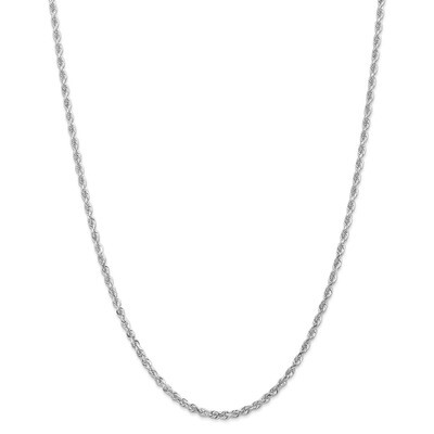 20 Inch 3.0mm Diamond -cut Quadruple Rope Chain 14k white Gold WQT023-20, MPN: WQT023-20, 883957214…