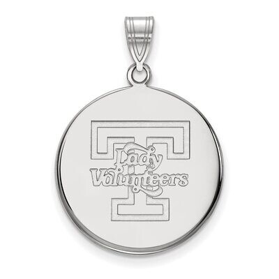 University of Tennessee Large Disc Pendant Sterling Silver SS078UTN, MPN: SS078UTN, 886774717463