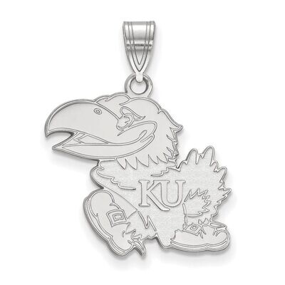 University of Kansas Large Pendant 10k White Gold 1W004UKS, MPN: 1W004UKS, 886774772820