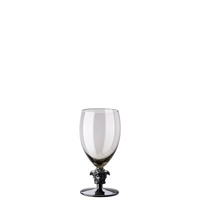 Versace Medusa Lumiere 2 Short Stem Haze White Wine 6 1/4 Inch, MPN: 69129-321392-40300, 7909550790…