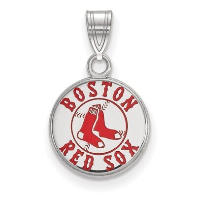 Boston Red Sox Small Enamel Pendant Sterling Silver SS031RSO, MPN: SS031RSO, 886774630205