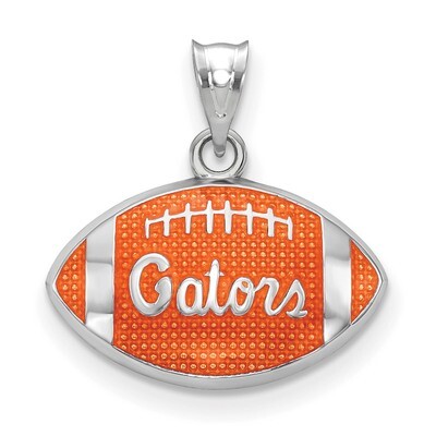 University of Florida Gators Enameled Football Pendant Sterling Silver SS508UFL, MPN: SS508UFL, 634…