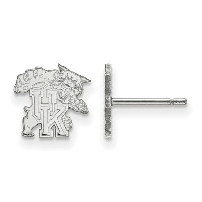University of Kentucky x-Small Post Earrings 10k White Gold 1W050UK, MPN: 1W050UK, 191101095825