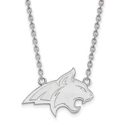 Montana State University Large Pendant with Necklace Sterling Silver SS010MTU-18, MPN: SS010MTU-18,…
