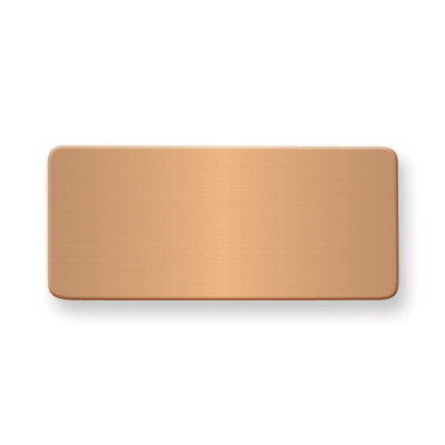 11/16 x 1 9/16 Copper Aluminum Plates-Sets of 6  GL6674-CA, MPN: GL6674-CA,