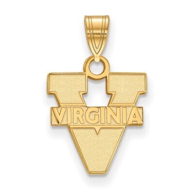 University of Virginia Small Pendant 14k Yellow Gold 4Y002UVA, MPN: 4Y002UVA, 886774860145