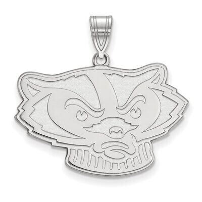 University of Wisconsin Large Pendant 10k White Gold 1W061UWI, MPN: 1W061UWI, 886774791593