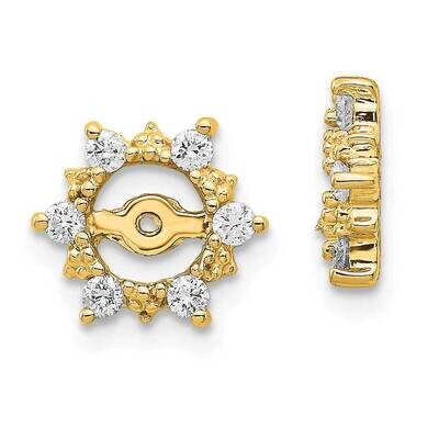 Aa Fancy Diamond Earring Jackets 14k Gold AA Diamond EJM5330-025-YA, MPN: EJM5330-025-YA, 883957415…