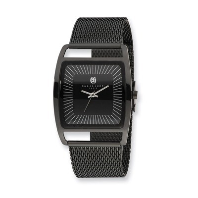 Charles Hubert Black IP-plated Stainless Steel Milanese Band Watch XWA4286, MPN: XWA4286, 848870005…