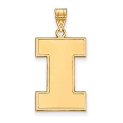 University of Illinois x-Large Pendant 14k Yellow Gold 4Y005UIL, MPN: 4Y005UIL, 886774864471