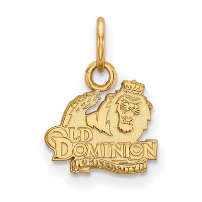 Old Dominion University x-Small Pendant 14k Yellow Gold 4Y001ODU, MPN: 4Y001ODU, 886774856407