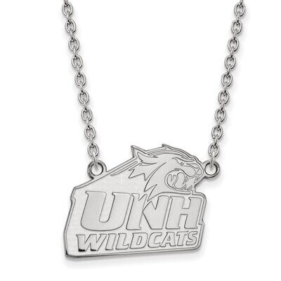 University of New Hampshire Large Pendant with Necklace Sterling Silver SS006UNH-18, MPN: SS006UNH-…
