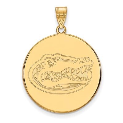 University of Florida x-Large Disc Pendant 14k Yellow Gold 4Y077UFL, MPN: 4Y077UFL, 886774888422
