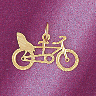 Dazzlers Jewelry Motorbike Pendant Necklace Charm Bracelet in Yellow, White or Rose Gold 4405, MPN:…