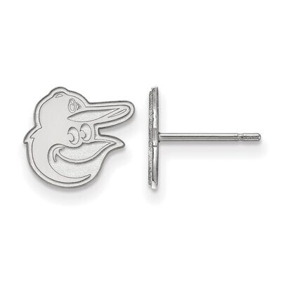 Baltimore Orioles x-Small Post Earring 10k White Gold 1W016ORI, MPN: 1W016ORI, 886774781044