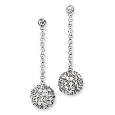 Post Earrings Sterling Silver Diamond QE5020, MPN: QE5020, 883957934655