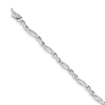 7 In Link Bracelet 14k White Gold Diamond BM4599-003-WA, MPN: BM4599-003-WA, 191101332371