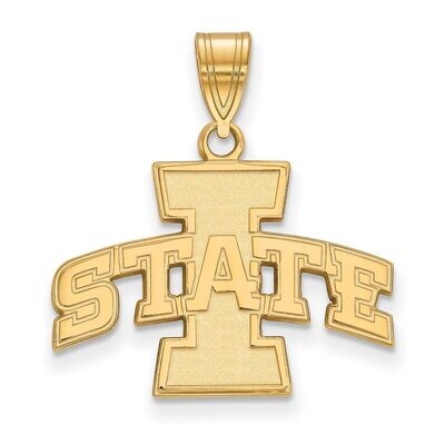 Iowa State University Medium Pendant Gold-plated Silver GP003IAS, MPN: GP003IAS, 886774895529