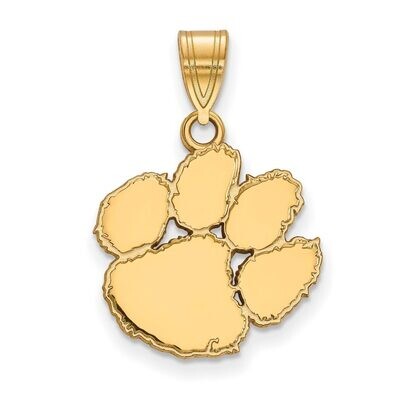 Clemson University Medium Pendant 14k Yellow Gold 4Y003CU, MPN: 4Y003CU, 886774860565