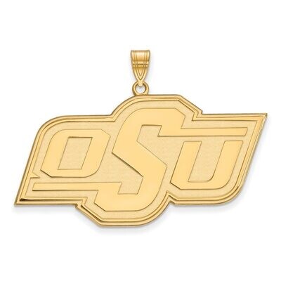 Oklahoma State University x-Large Pendant Gold-plated Silver GP068OKS, MPN: GP068OKS, 886774953120